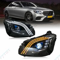 Pair LED Headlights For 2016-2021 BENZ W213 E-Class E200 E260 E300 E350 E43 AMG Headlamp Front Lights Turn Signal DRL Head Lamp