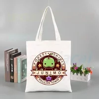 Stardew Valley Gaming Chicken Design Shoulder Canvas Bags Large Capacity College Harajuku Handbag Women Bag Shopping Bag