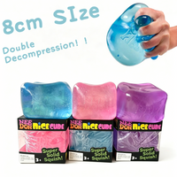 Needoh Nice Cube Berg Super Size Iceberg Cube 7.5cm Maltose 5.5cm Mini Baby Teenie Squeeze Toy Slow Rebound Stress Reliever Toy