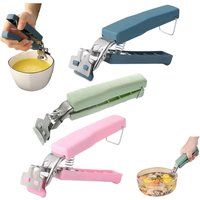 Hot Dish Plate Bowl Clip Clamp Gripper Hot Pot Pan Bowl Holder Handle Plate Tongs for Various Container Sizes Kitchen Tools