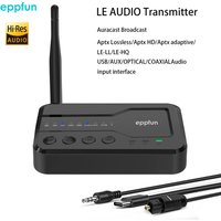 Nadajnik Auracast LE Audio LC3 Bezstratny nadajnik audio Bluetooth 5.4 o niskim opóźnieniu, bezprzewodowy adapter stereo Type-C