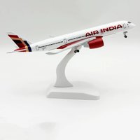 Airplane Diecast A350 Air India Airlines 20cm 1/400 Scale Aircraft Metal Plane Child Toy Alloy Material Collectible Miniatures