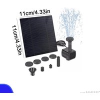 Solar Water Fountain Pump Solar Fountain Pond Pump Kit Solar Powered Fountain Water Pump for Bird Bath Ponds Garden Fish Tank