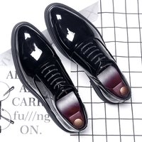 British Pointed Toe Business Leather Shoes Fashion Casual Black Large Size 38-47 Formal Shoes Handsome Office Worker Men's Shoes
