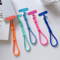 Modern Candy Colored Cellphone Lanyard Adjustable Wrist Strap Phone Chain Keychain Universal Anti-Loss Phone Strap