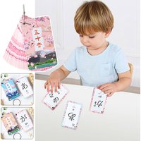 Japanese Hiragana & Katakana Flashcards 50 Kana Learning Cards for Kids and Beginners - Portable Ring-Bound Quick Study Language
