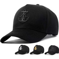 Unisex Ship Anchor Embroidery Baseball Caps Spring and Autumn Outdoor Adjustable Casual Hats Sunscreen Hat
