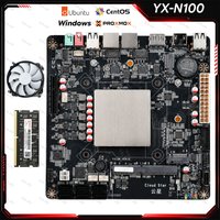 Płyta główna Mini ITX N100 N150 do samodzielnego montażu NAS, obsługa DDR4 32GB, 2*2.5G RJ45, 6*SATA3.0, 2*M.2 NVME, niskie zużycie energii.