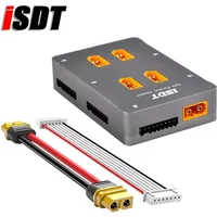 ISDT PC-4860 1-8S Safe Parallel Board with XT60 Connectors CNC Cover Charging Board for Rc Lipo Car Truck Airplane Drones Toys
