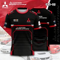 AliExpress Mitsubishi racing men's sportswear, lightweight short-sleeved top, suitable for motorcycle and bicycle riding.