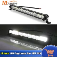 12/20 inch LED Light Bar LED Work Roof Lights 12V 24V Flood Spot Beam Driving Lamps Fog Lamp For Jeep Truck Trailer 4x4 Offroad