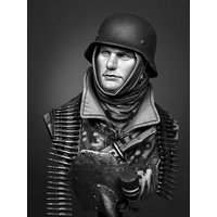Resin Figure 1/10 Ancient Officer Man Bust Model Unassembled Unpainted Figure Building Kit