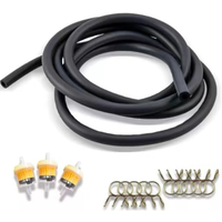 1M Black Fuel Line Hose NBR 5mm ID 8mm OD Diesel Petrol Water Hose Engine Pipe For Honda For Suzuki Motorcycle Accessories