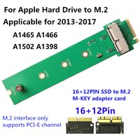 Adapter Hard Disk Adapter SSD M2 To M.2 NGFF PCIE Adapter For Apple MacBook Air Mac Pro 2013 2014 2015 A1465 A1466 only use pc