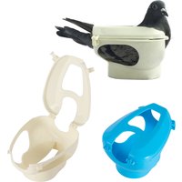 1 Pc Pigeon Fixed Box Bird Feeder Homing Pigeon Feeder Bird Equipment Mail Safe And Convenient Plastic Bird Fixing Rack Tool