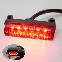 Universal Motorcycle Mini Tail Light 6-LED Blinker License Plate Light Auxiliary Indicator Light For Dirt Bike Motorbike Lamp