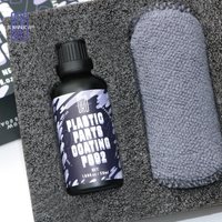 Plastic & Trim Repair Coating- Shines and Darkness Worn Out Plastic,Vinyl & Rubber Surfaces- Protects Cars from Rain,Salt & Dirt