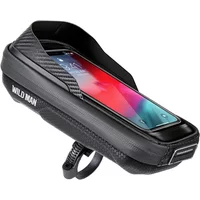 AliExpress Wild Man Rainproof Bicycle Bag Phone 6.8inch Bike Handlebar Bag TPU Touch Screen Cycling Stem Bag Ride Accessory