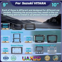 For 1998-2006 Suzuki Grand Vitara 9INCH 2001-2023 DVD MP5 radio Android frame video player dashboard multimedia Interior stereo