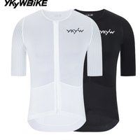 AliExpress YKYWBIKE 2026 Men's Cycling Jersey Lightweight Summer Short Sleeve Bicycle Shirt Race Level Aerodynamics Sleeve YKK Bike Jersey
