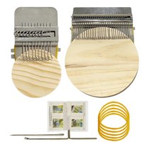 Patch Maker Beginner Weaving Set Knit Patch Kit Portable Weaving Tool Beginner Knitting Kit Sewing Sock Fabric Cloth