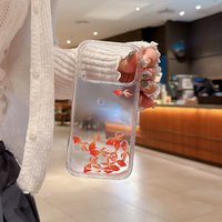Goldfish in Bubble World Case - Crystal Clear with Floating Glitter for iPhone 12-17 Pro Max