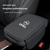 Car Armrest Box Pad Leather Auto Armrest Mat Car Accessories For Opel Corsa D Astra Insignia Mokka Adam Combo OPC Vauxhall