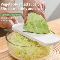 Multifunctional Vegetable Mandoline Slicer Kitchen Grater for Cabbage, Carrot, Potato, Cucumber, Food Chopper & Shredder