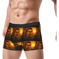 Charlie Kirk Funny Memes Underwear Men's Boxer Brief Comfortable Trunk Trenky Custom Large Size Underpants