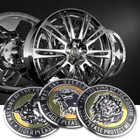 4PCS 56MM Animal Lion Tiger Eagle Emblem Car Wheel Center Hub Cap Stickers Badge For BMW KIA JEEP TESLA AUDI HONDA MAZDA