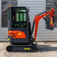 YG Customized Free Shipping!!! EPA/EURO 5 Chinese Mini Excavator 1.5 Ton Excavator Cabin Mini Digger For Sale