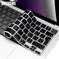Keyboard Cover For 2005 - 2024 New M4/M3 Macbook Pro /Air 13/15/13.6/16/12 inch Skin (UK/US Layout)A2681/A2442/A2779/A2780/A2338