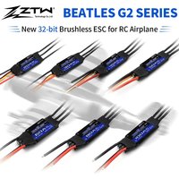 ZTW ESC Beatles 20A/30A/40A/50A/60A/80A/100A G2 SBEC 5/6V 8A 2-6S 32-Bit Brushless Speed Controller For RC Airplane Fixed-wing