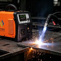 HITBOX HBC65 Nicht-HF Pilot-Arc-Plasmaschneider 220V 65 Ampere IGBT-Technologie 2T/4T CNC-Funktion Gitter-Schneidefunktion 50/60Hz Ideal für Schneiden von 1-10mm Maximal für Schneiden von 10-25mm