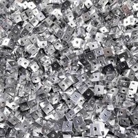 100PCS 10x10x10mm hexagonal nut M3 screw cube nut three sided fixed block DIY 3D printer accessory case aluminum alloy