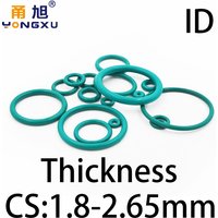 O-ring thickness 1.8/2.65mm CS fluororubber FKM sealing temperature resistant gasket rubber ring complete in specifications.-.