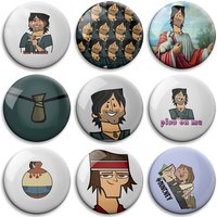 32/44/50/58mm Chris Total Drama Island Td Mclean Soft Button Pins Creative Brooch Badge for Collar Backpack Hat Decoration Gifts