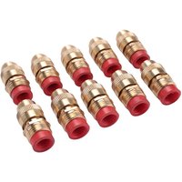 ABWR-10Pcs 1/2 Inch Adjustable Sprinkler Middle Distance Sprinkler Brass Nozzle Garden Lawn Irrigation Watering Fittings