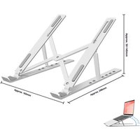 ABS Foldable Adjustable Laptop Stand Portable Notebook Holder Bracket For Macbook Air Pro Dell HP Lenovo 10-16 Inch
