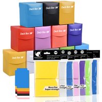 100ct 66x91mm Premium Card Sleeves and Card Deck Box Trading Cards Storage Card Organizer for Pokemon Baseball MTG Trading Cards