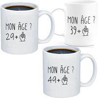 30 40 50 Years Funny Birthday Gift Mug Thirty Forty Fifty Years Old Men Women Humor Original Gift Dropshipping Ceramic Cups Cup