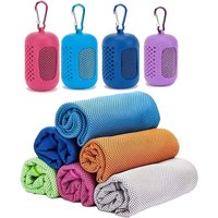 Cooling Towel Breathable Chilly Towel Sports Towel With Storage Box Yoga Towel Gym Towel for Indoor & Outdoor Activities
