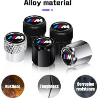 4Pcs Car Wheel Tire Valve Caps For BMW M E36 E39 E46 E60 E90 E92 F15 F30 G20 G30 G11 X1X3X5 X7 Aluminum Alloy Cover Accessories