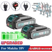 18V 20V 21V Rechargeable Lithium Ion Battery with Capacity Indicator for Makita 18V Electric Wrench Electric Drill Power Tool