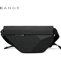 BANGE Men Oxford Waterproof Multifunction Hard Shoulder Bags Messenger Chest Sling Crossbody Bags Travel For 7.9 inch iPad
