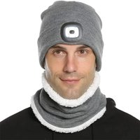 AliExpress ROCKBROS LED Light Knitted Hat Warm Elastic Beanie Autumn Winter Outdoor Sports Night Fishing Hiking Camping Glow Bonnet Unisex Headlight