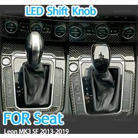 LED Synchronize electronic display Gear Shift Knob Shift Lever Handball for Seat Leon MK3 5F 2013-2019 DSG Shifter Stick Lever