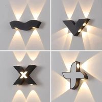 IP65 Outdoor wasserdichte Wand leuchte 110V-220V 4W 6W 7W LED Licht Villa Garten Park Innenhof Veranda Licht Hof dekorative Beleuchtung
