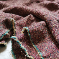 Linen Fabric Tussah Ethnic Style Shawl Tablecloth Clothing Designer Apparel Sewing Fabrics Diy Sew Linen Material