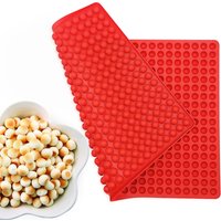 468 Mini Hemispherical Microwave Hole Mold Kitchen Washing Machine Drainage Pad Soft Silicone Making Dog Food Mold Chocolate
